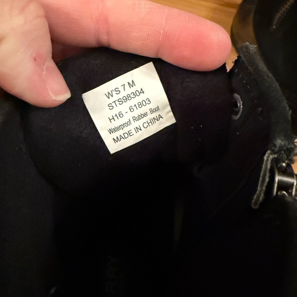 Sperry Top-Sider Saltwater Duck Boot in black womans size 7 - Picture 5 of 6